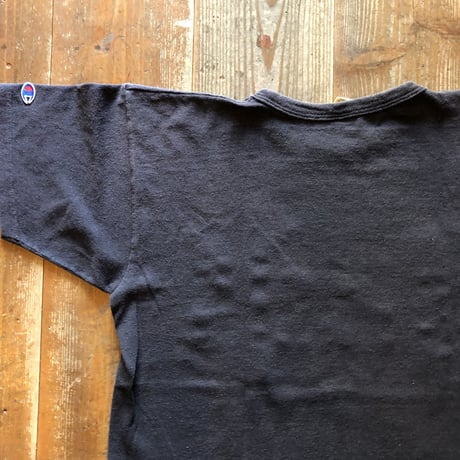80年代チャンピオンカレッジTシャツ　黒　L