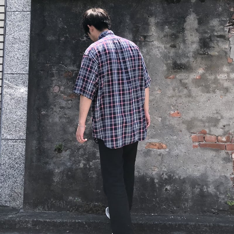 90s Ralph Lauren BLAKE チェックシャツ 半袖シャツ 好配色 90s Ralph Lauren BLAKE チェックシャツ 半袖シャツ 好配色