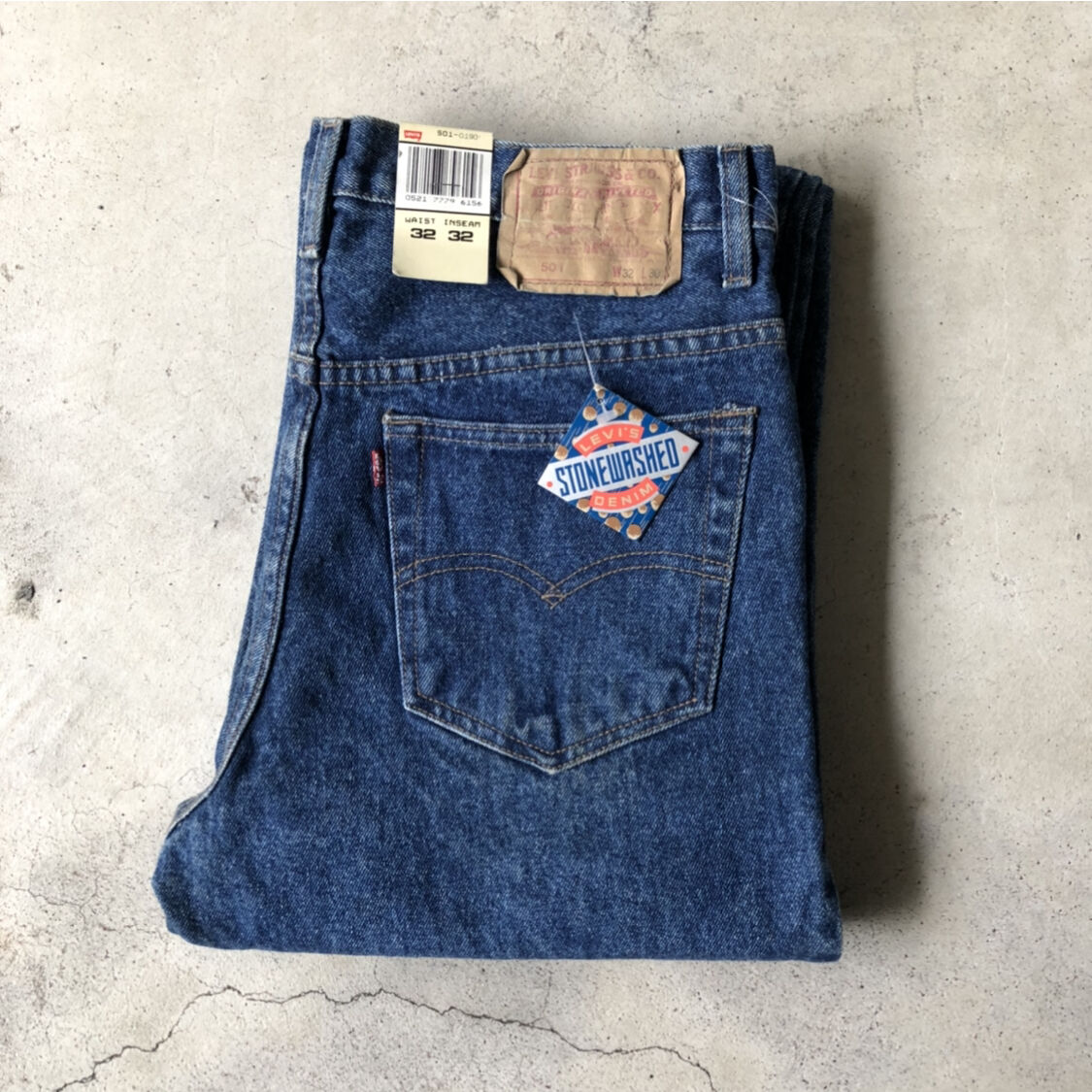 80's〜90's未使用USA製Levi's501 W32×L30 STONEWASHED |...