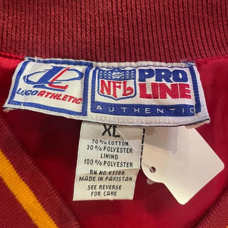 NFL REDSKINS 裏地付スウェット