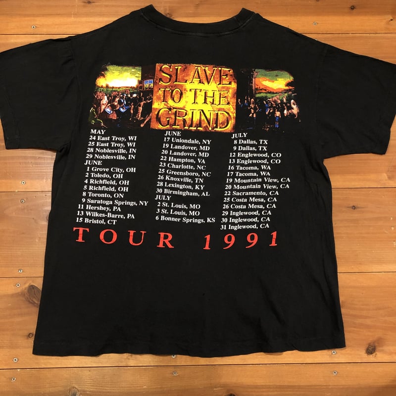 SKID ROW スレーブ・トゥ・ザ・グラインド Tシャツ VINTAGE 90s SKID