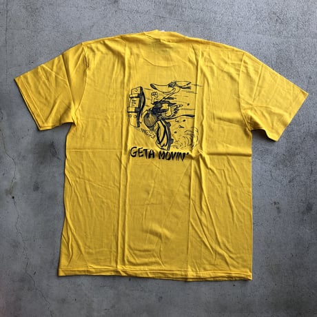 〜80's未使用プリントTシャツ〝GETA MOVIN'〟