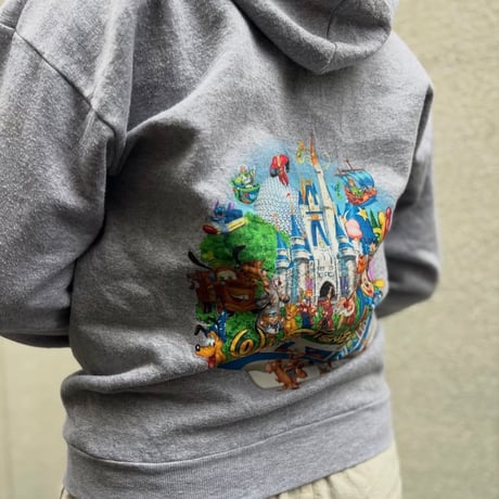 Walt Disney World バックプリントジップパーカー