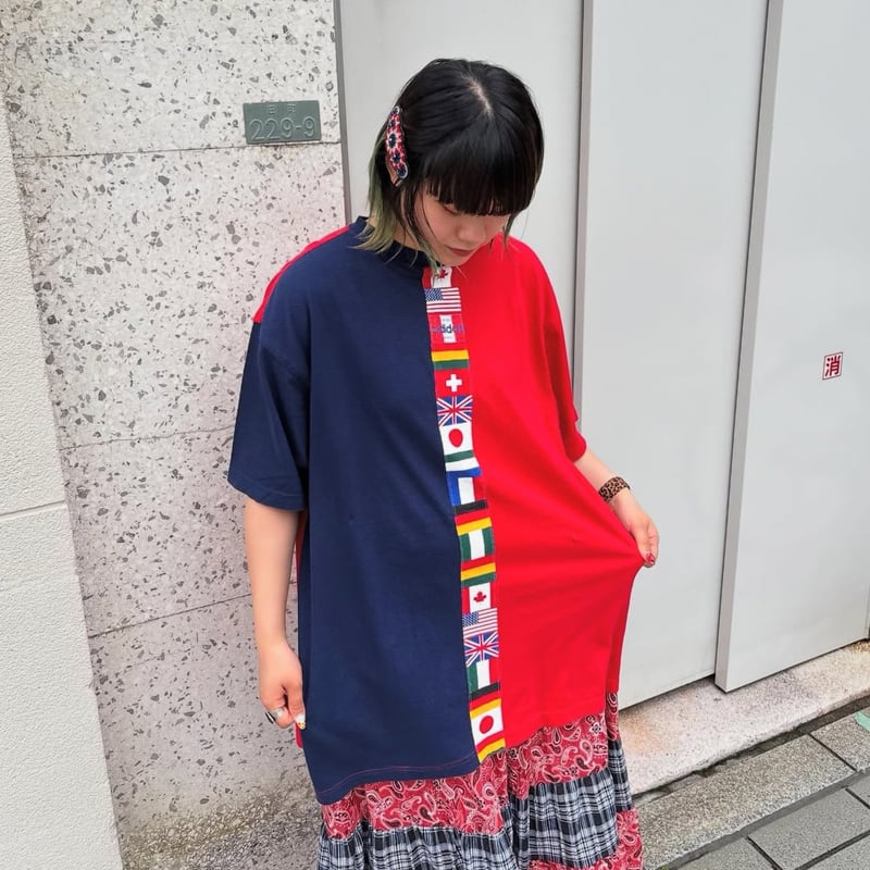 80-90s adidas 国旗Tシャツ | CUSTOM FEVER