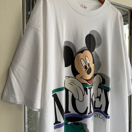 90's MICKEY プリントTシャツ XL