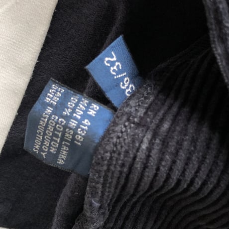 POLO RALPHLAUREN 太畝コーデュロイパンツW36×L32