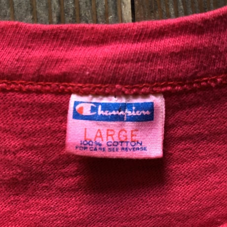 70年代CHAMPION バータグフットボールT L