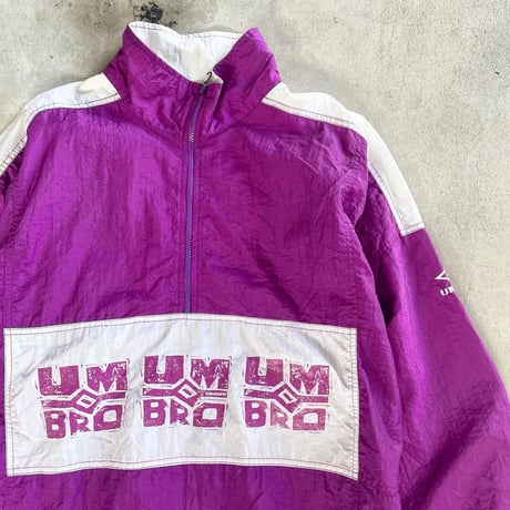 UMBROナイロンハーフジップ