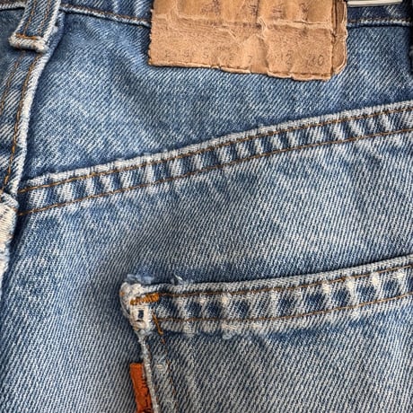 80'sUSA製 Levi's505  W32×L30 クラッシュデニム