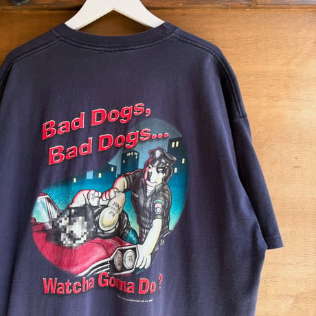 90s USA製 BIG DOGs バックプリントTシャツ