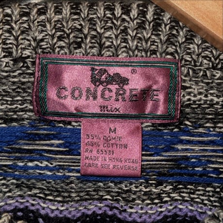 CONCRETE mix  3Dニットセーター