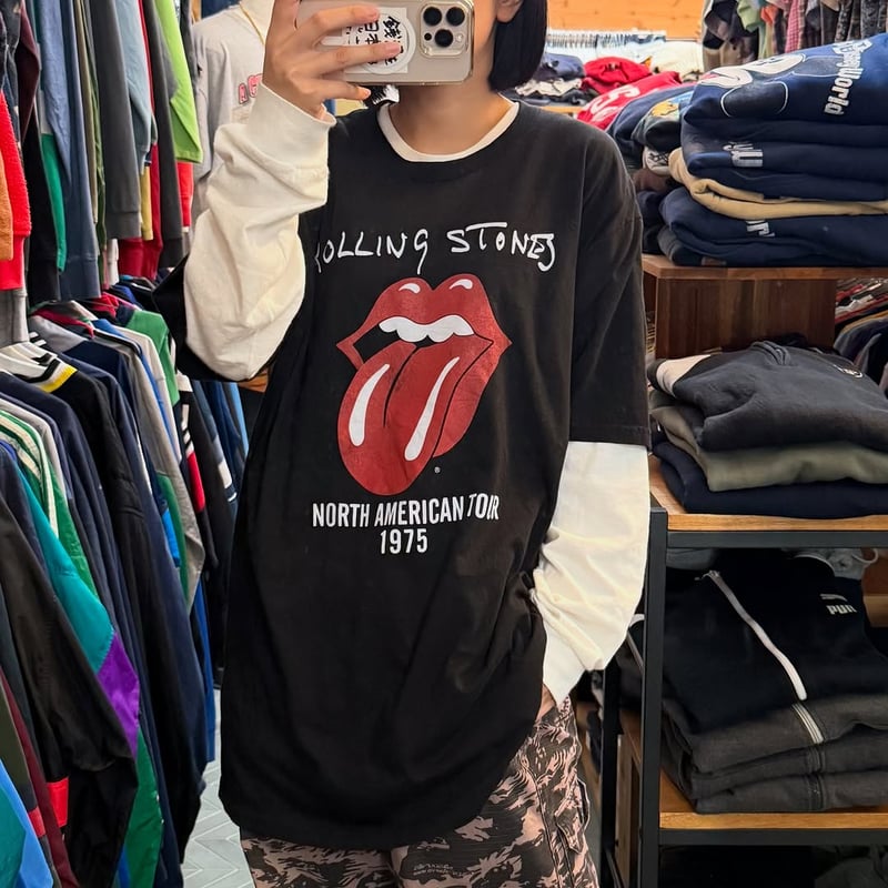 ローリングストーンズ ライブ Tシャツ Sサイズ Rolling Stones】ロックTシャツ メンズ バンドTシャツ メンズ