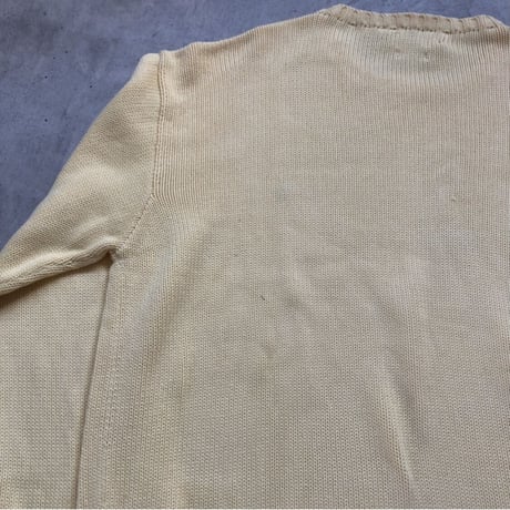 POLO コットンニットセーター  L