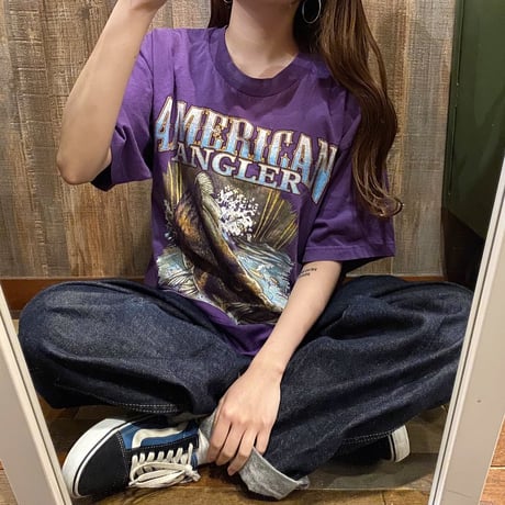 USA製釣りTシャツ