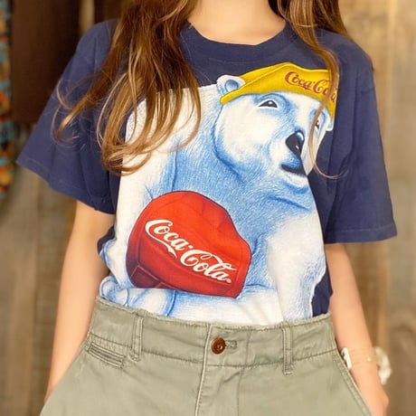95年USA製ポーラーベアコカ・コーラTシャツ