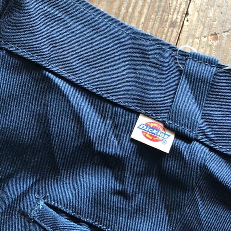 USA製未使用ディッキーズワークパンツ 2タックW34×L32 ネイビー