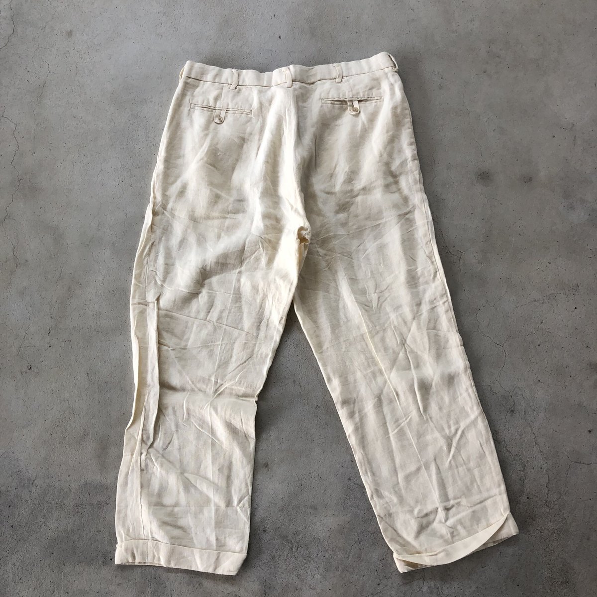 ひ*ん様 Polo Ralph Lauren リネンスラックス W36 L30 Polo by Ralph Lauren リネンスラックス W36×L30 | CUSTOM