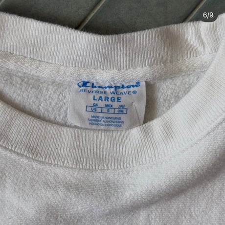 champion reverse weave ワンポイントスウェット