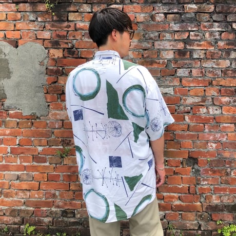 HAUPT 総柄半袖シャツ  L