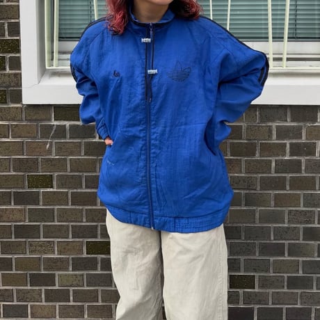 シルバータグ80〜90s adidas ナイロンジャケット