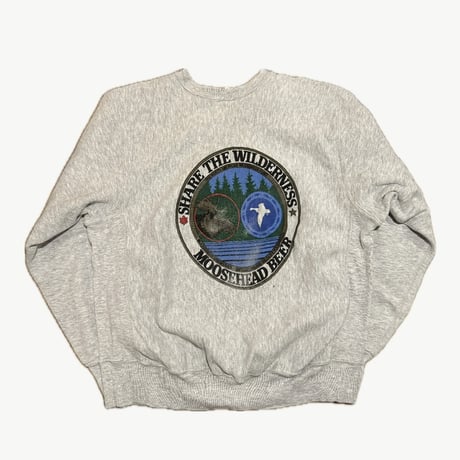 90's MOOSEHEAD BEER スウェット L