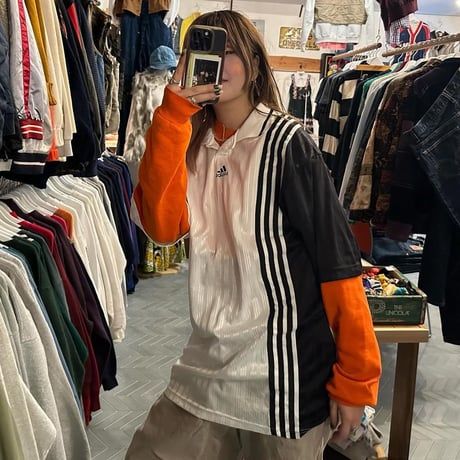 USA製adidasポリエステルポロシャツ