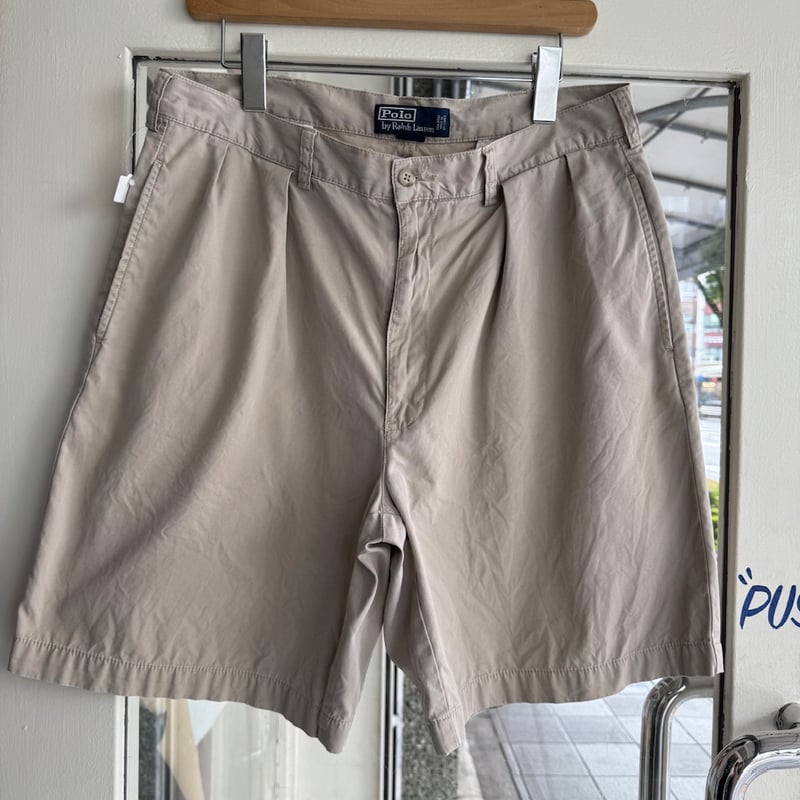 Polo by Ralph Lauren TYLER SHORT チノショーツ 90's Polo Ralph Lauren 2タック チノショーツ 
