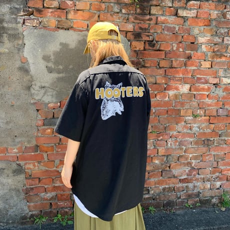 DickiesボディHOOTERSワークシャツ黒