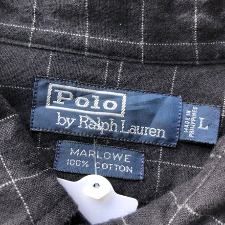 Ralph Lauren チェックシャツ〝MARLOWE〟ポニーマーク無し