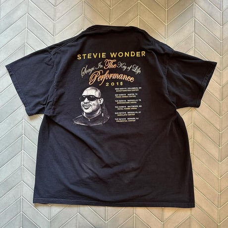 スティーヴィー・ワンダー2015年ツアーTシャツ
