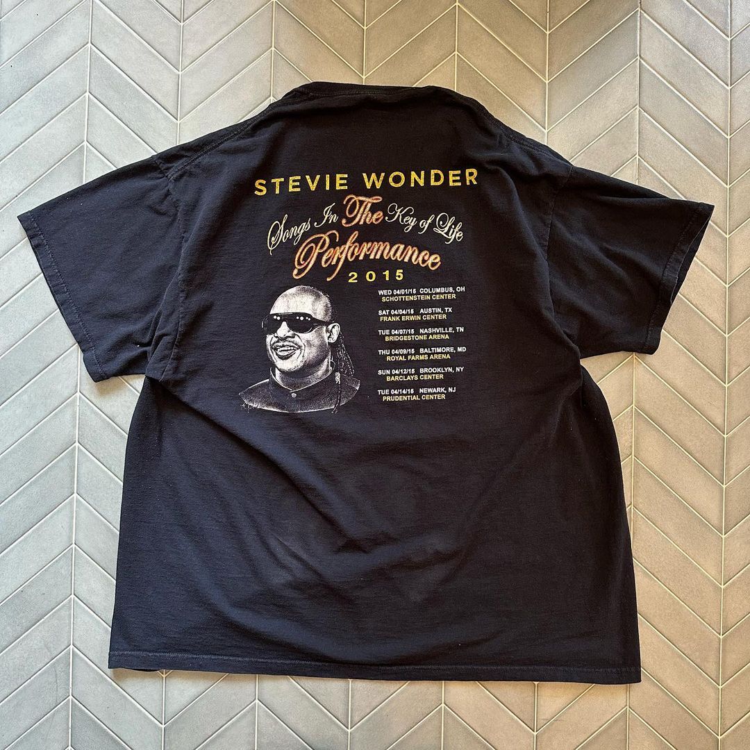 スティーヴィー・ワンダー2015年ツアーTシャツ | CUSTOM FEVER