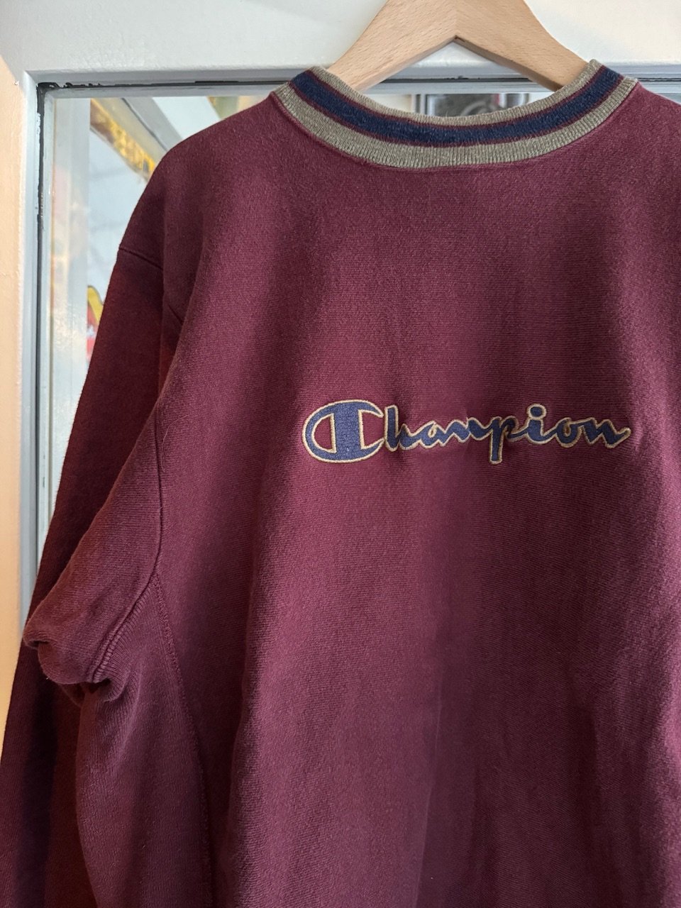 90's USA製 チャンピオン リバースウィーブ リブライン 【L】 90年代USA製チャンピオンリバースウィーブ L | CUSTOM FEVER