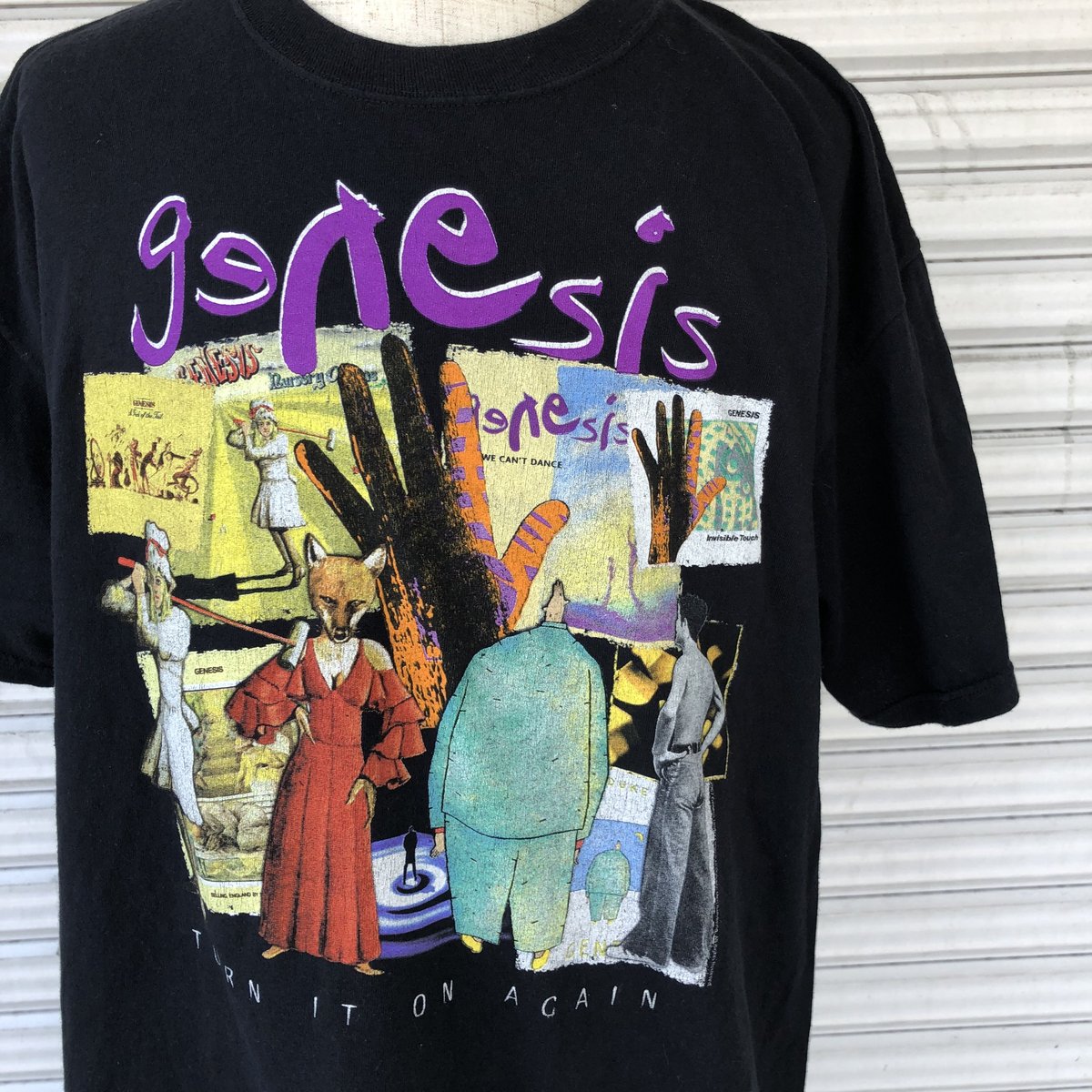 Genesis Turn It On Again バンドTシャツ XLサイズ genesis バンドTシャツ XL | CUSTOM FEVER