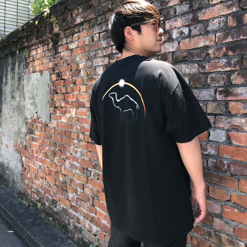 CAMEL ポケ付きTシャツ 黒XL | CUSTOM FEVER