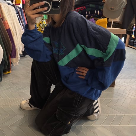 80s adidas切り替えしトレーナー
