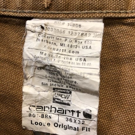 USA製 カーハート ダブルニーダックペインターパンツ