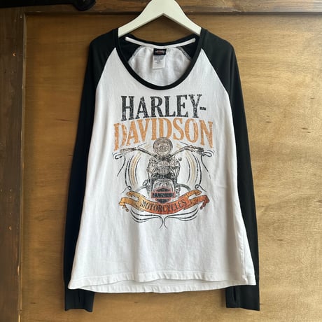 Harley-Davidson ラグランロンT