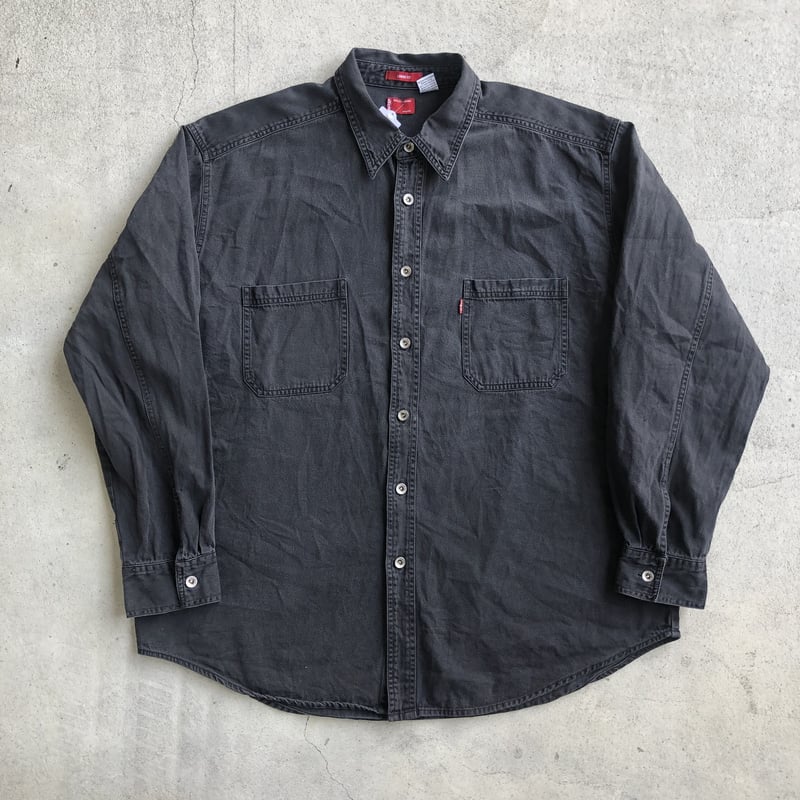 Levi's デニムシャツ 黒 XL | CUSTOM FEVER