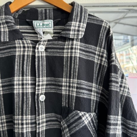 80's〜USA製 L.L.Bean スリーピングシャツ XL