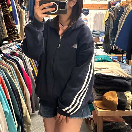 80〜90s adidas フルジップスウェット