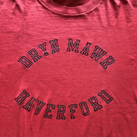 70's-80's BRYN MAWR カレッジTシャツ