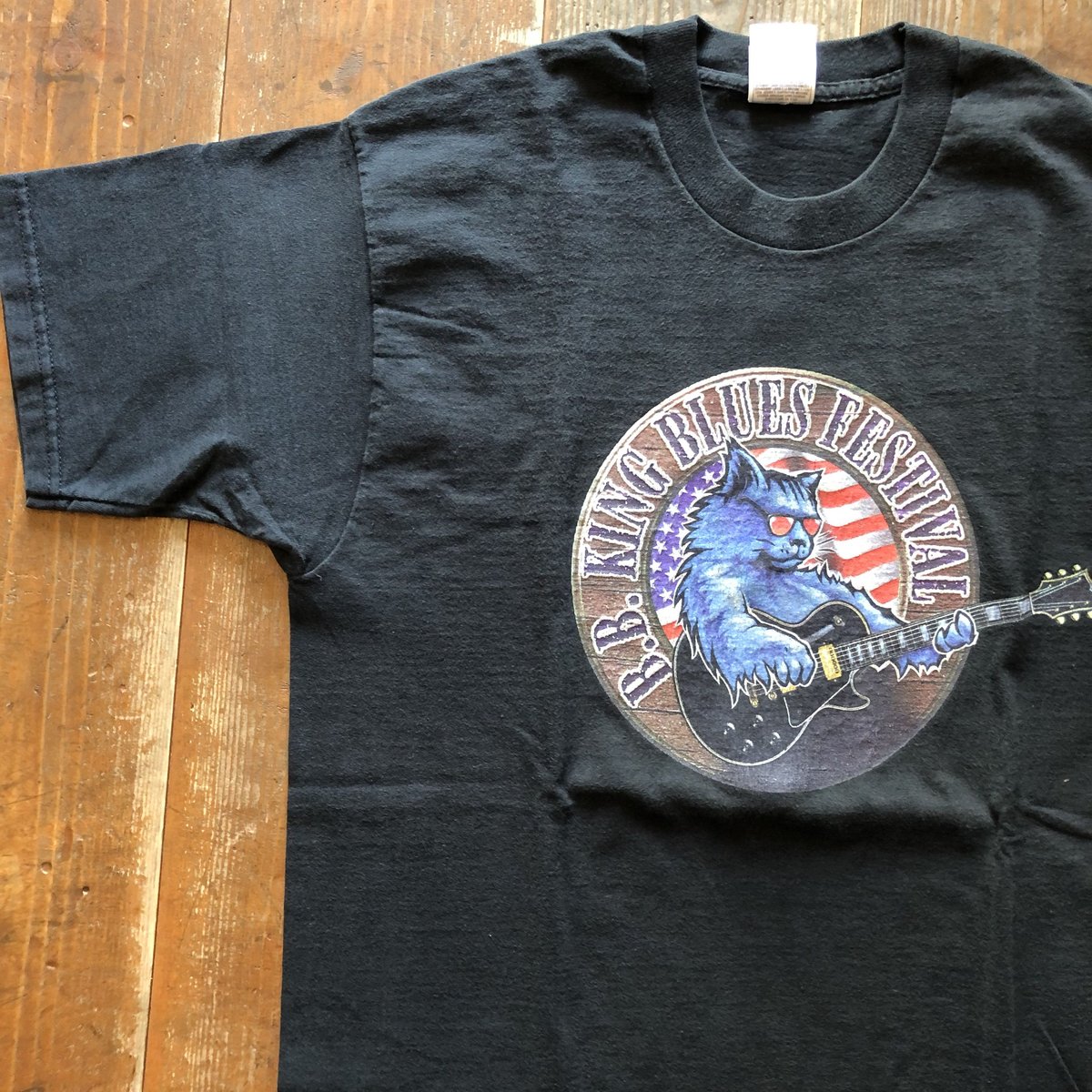 90s USA製 B.B KING ブルースミュージックフェスティバル Tシャツ 古着 90s USA製 B.B. KING 「BB KING'S BLUES CLUB」 R&B