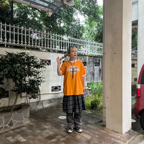 90's NIKE プリントリンガーTシャツ