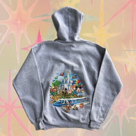 Walt Disney World バックプリントジップパーカー