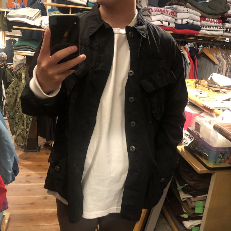 後染めブラックMilitary 60's COAT MAN'S COMBAT TROPICAL