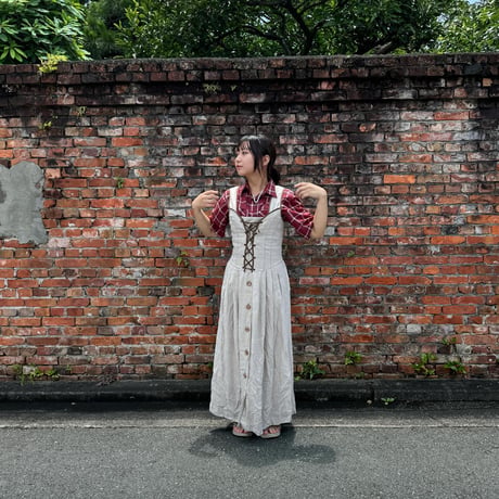 meico landhaus look  コルセットワンピース