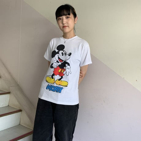 80's MICKEY プリントTシャツ