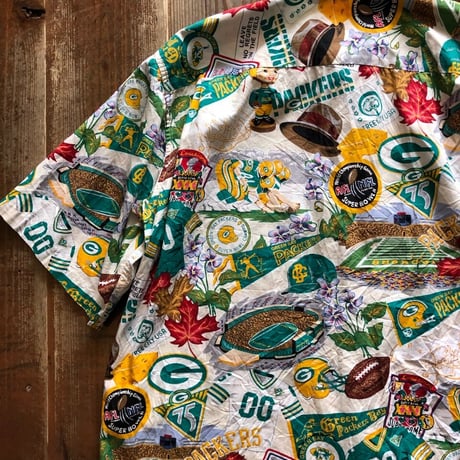 Reyn spooner × NFL🏉総柄シャツ