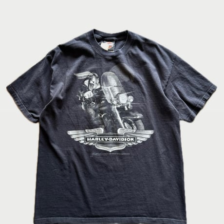 00's HARLEY DAVIDSON × LOONEY TUNES  プリントT