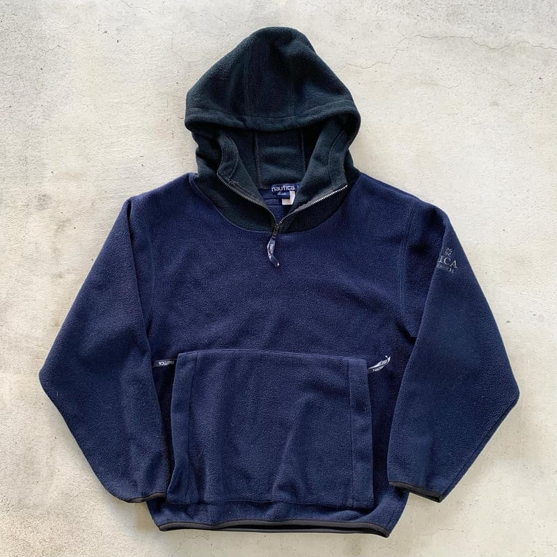 USA製NAUTICAハイネックフリースパーカー | CUSTOM FEVER